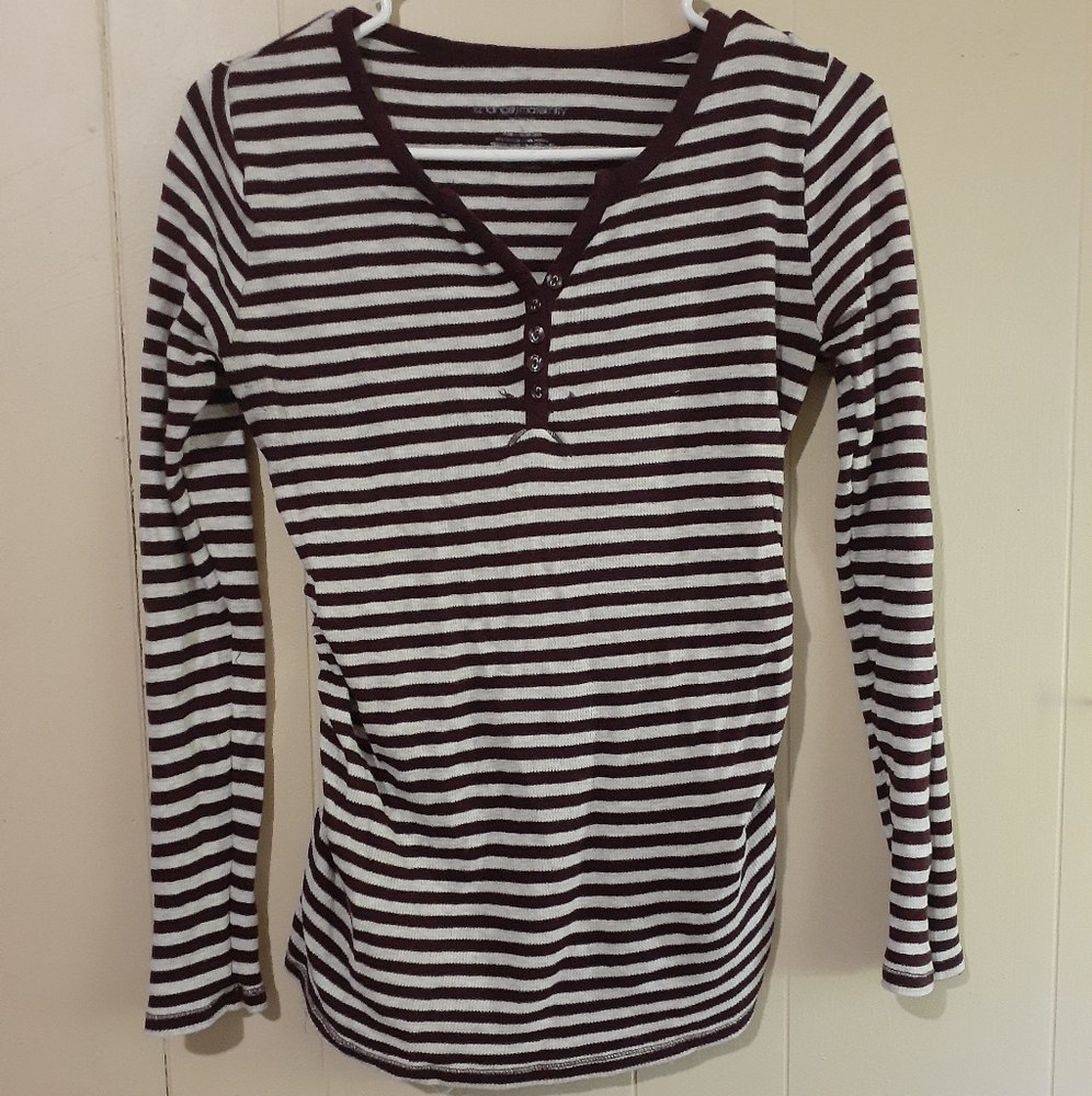 Liz lange maternity shirt long sleeve size small - Picture 1 of 4